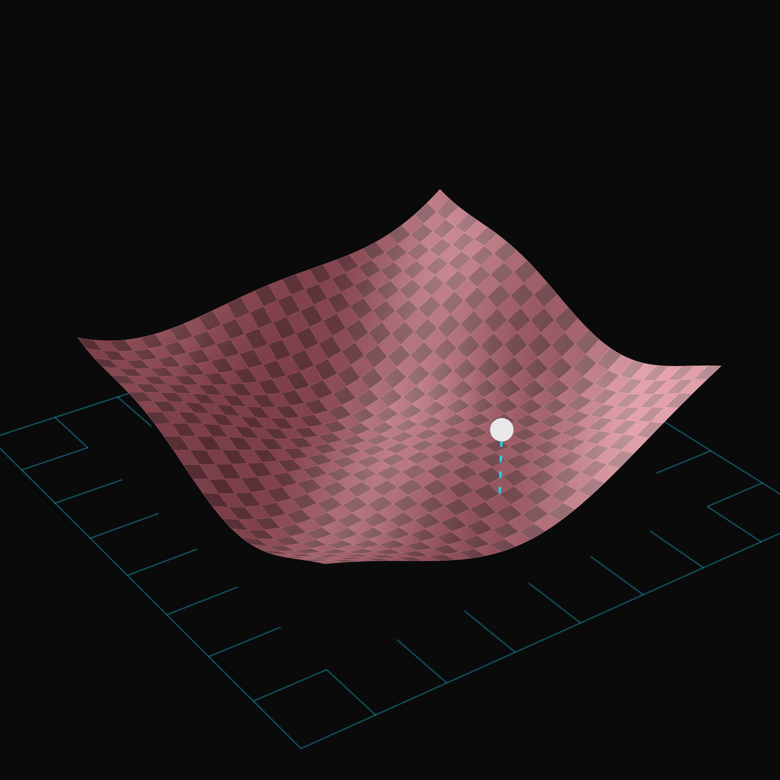 Cost surface preview